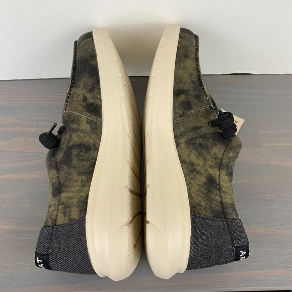 Ariat Hilo Grunge Slip On Sneaker Shoes Men Moss Green Lightweight Flex Sole NEW - Picture 7 of 11